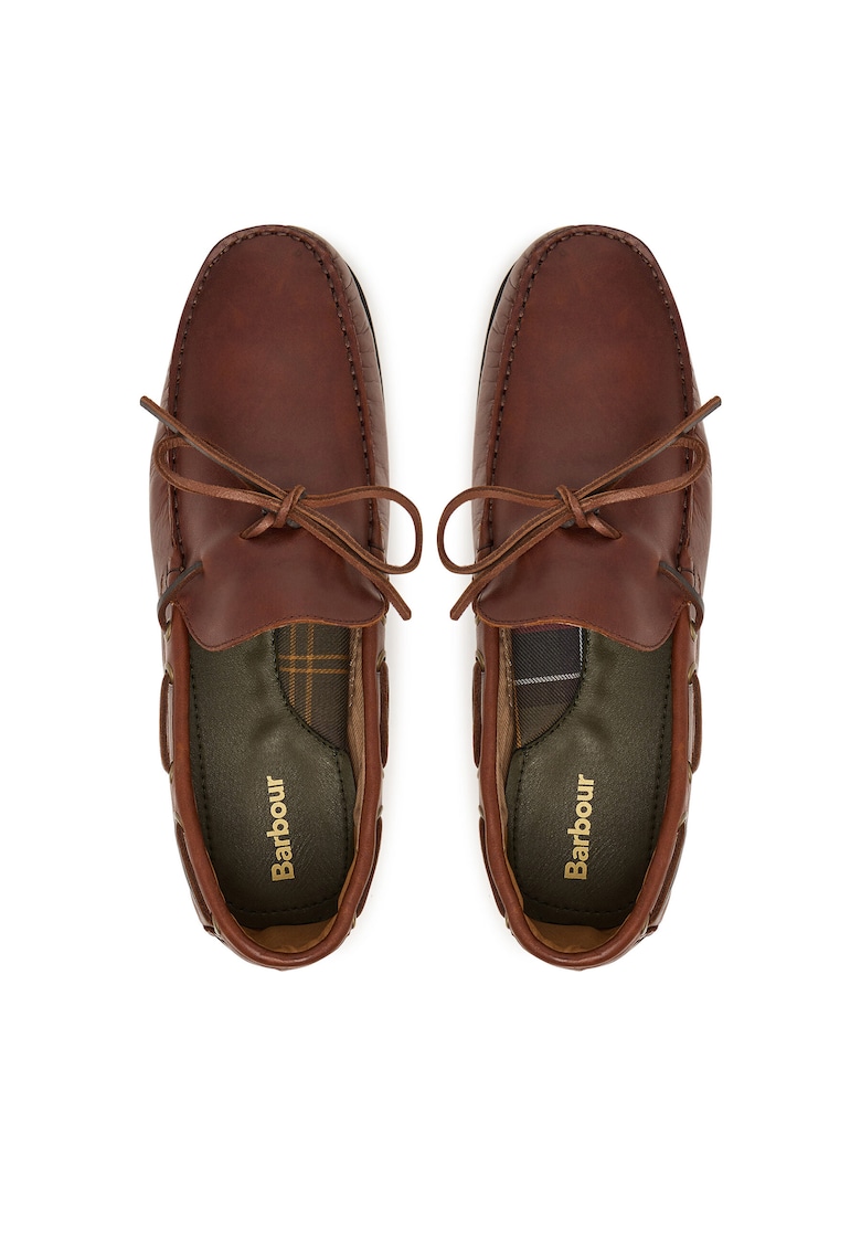 Mocasini barbati - piele naturala maro