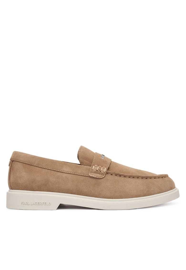 Pantofi barbati - piele intoarsa - bej