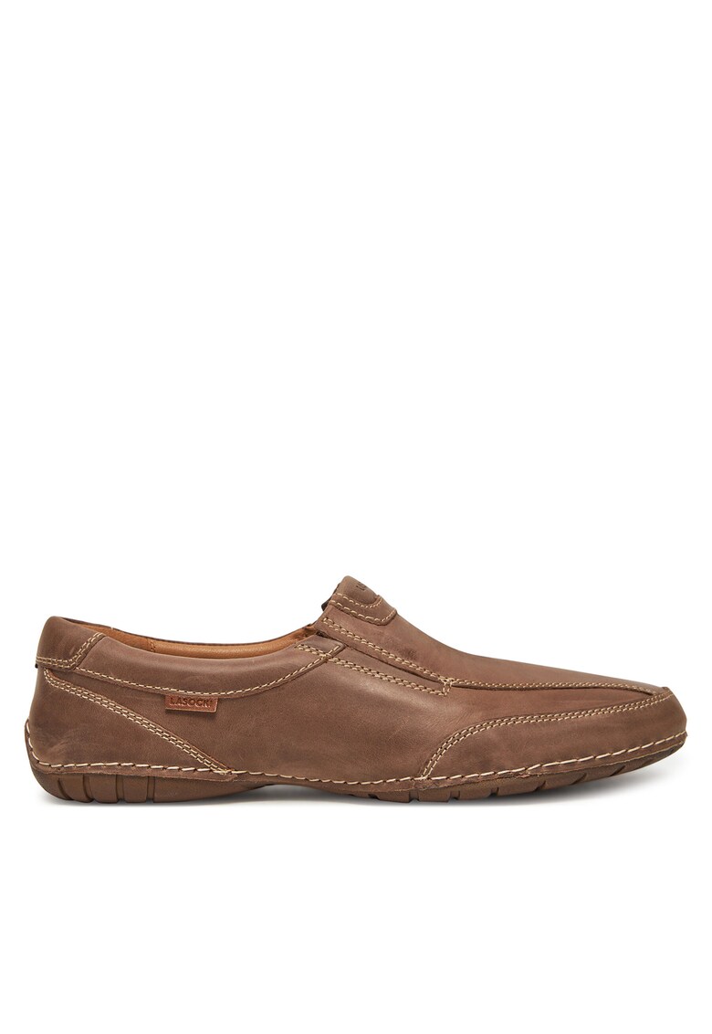 Pantofi barbati - piele naturala - maro - eleganti - confortabili