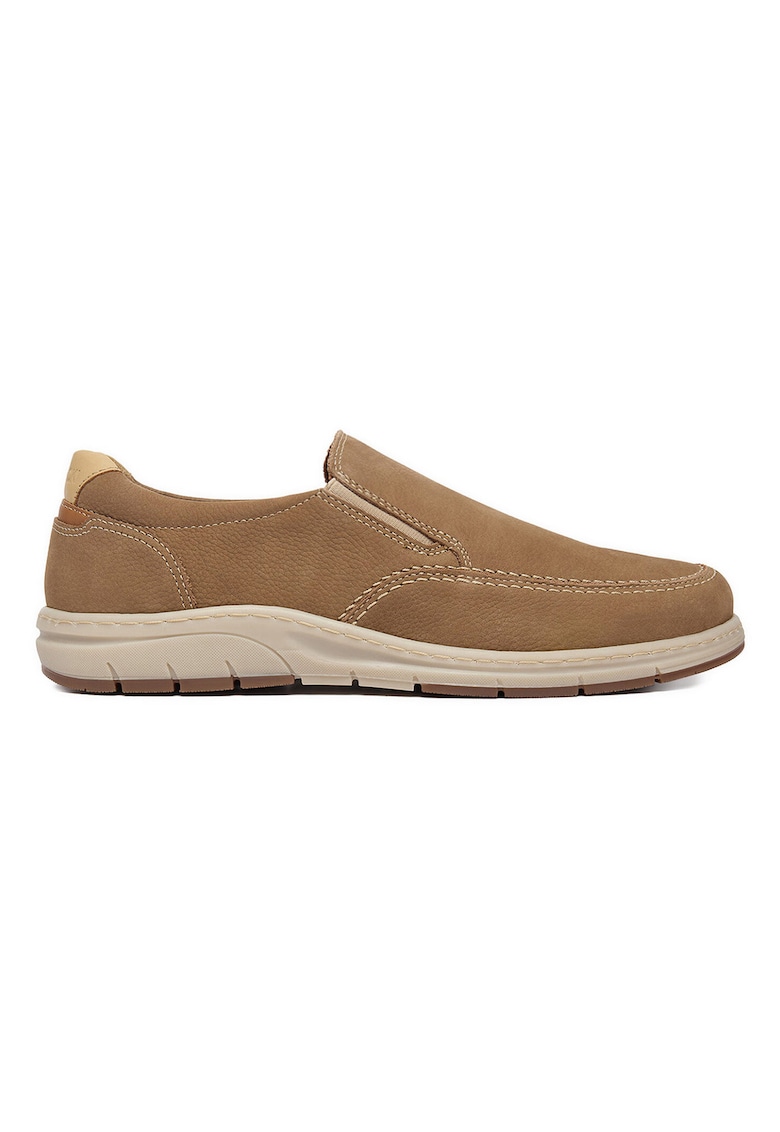 Pantofi barbatesti - piele naturala - maro -
