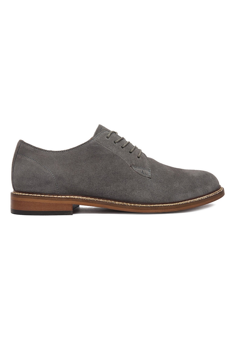 Pantofi barbatesti - piele naturala - gri