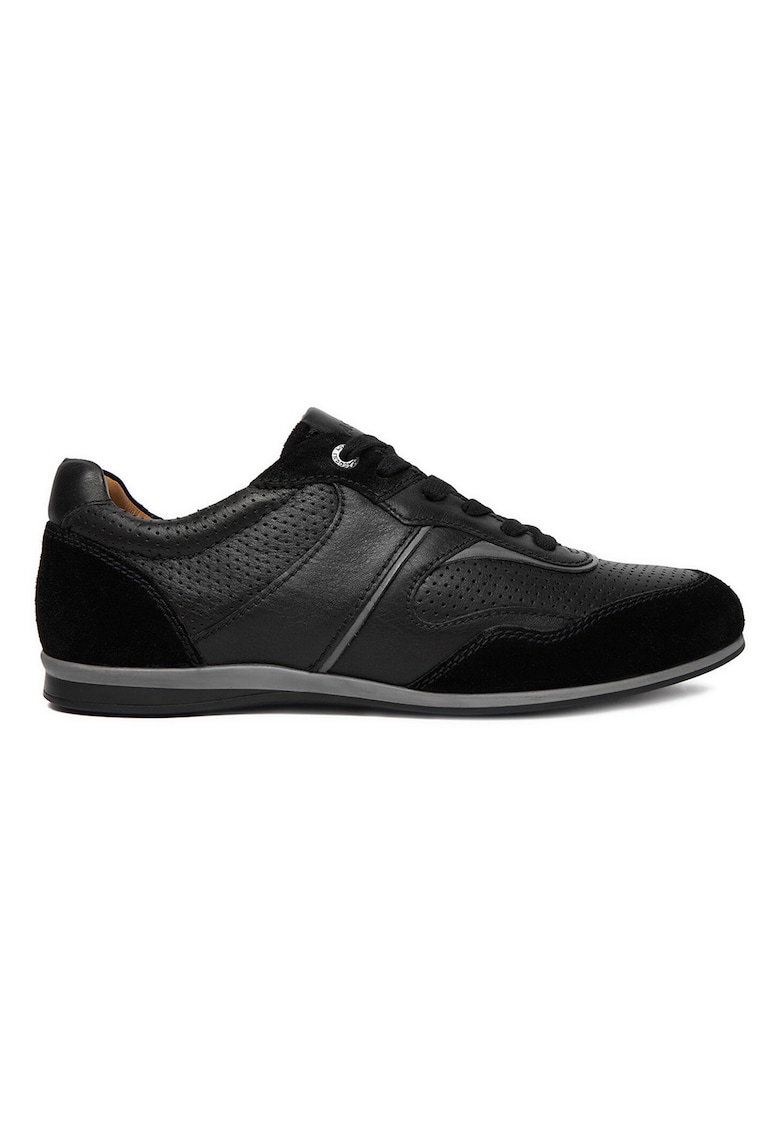 Pantofi barbati - din piele naturala - elegant - negru