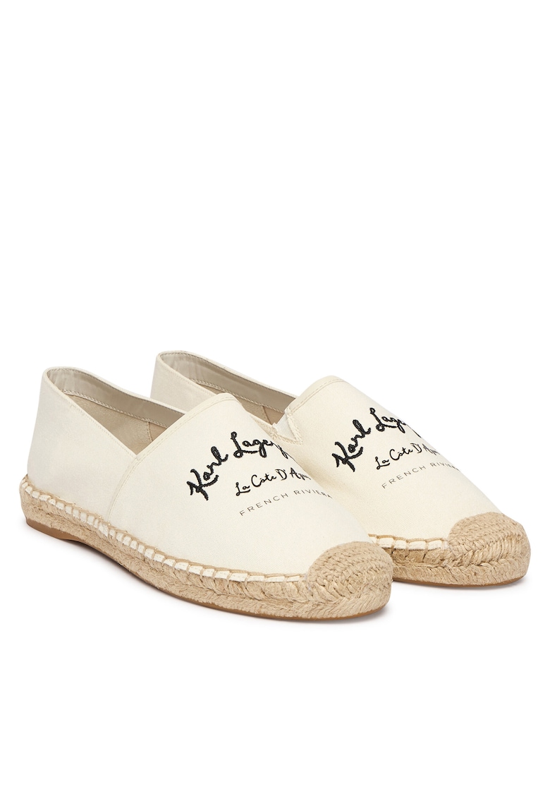 Espadrile dama - tesatura - bej ecru -