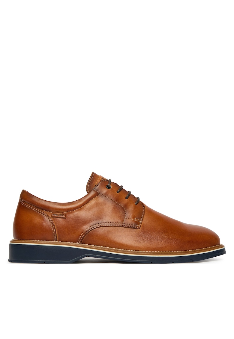 Pantofi barbati - piele naturala - maro deschis