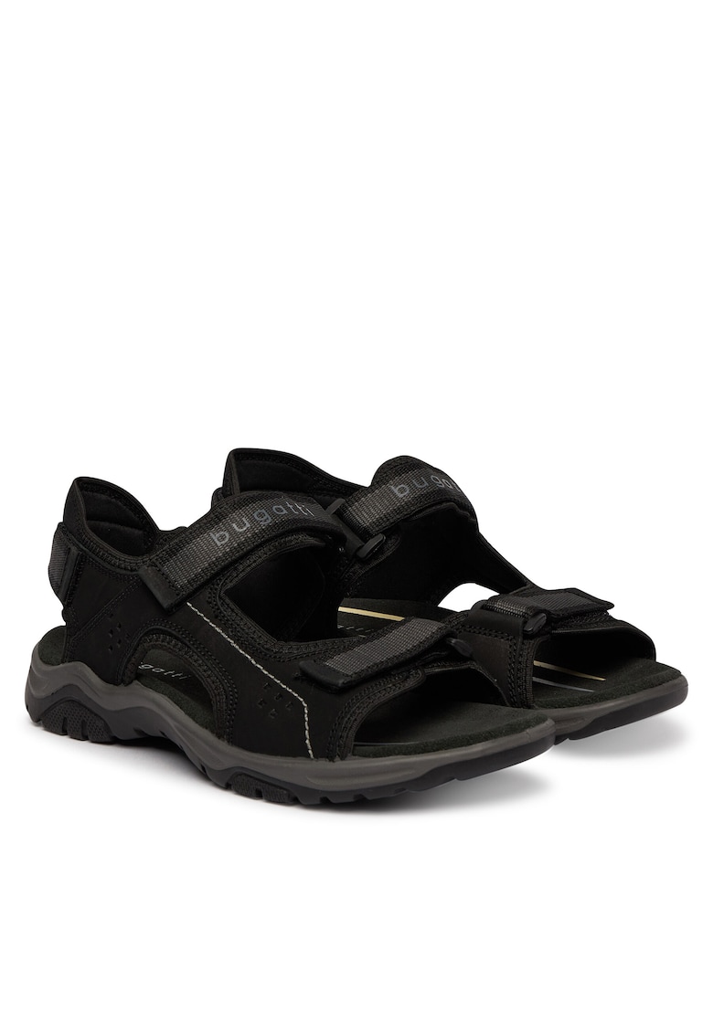 Sandale barbat - negru - material textil - sistem inchidere Velcro