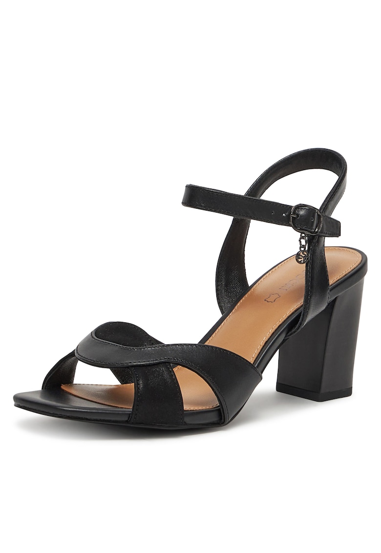 Sandale dama - piele naturala - clasic - negru -
