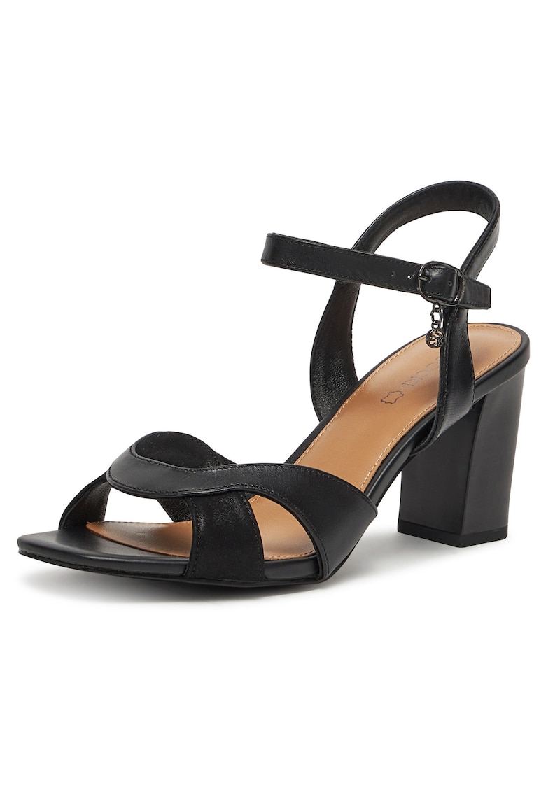 Sandale dama - piele naturala - clasic - negru -