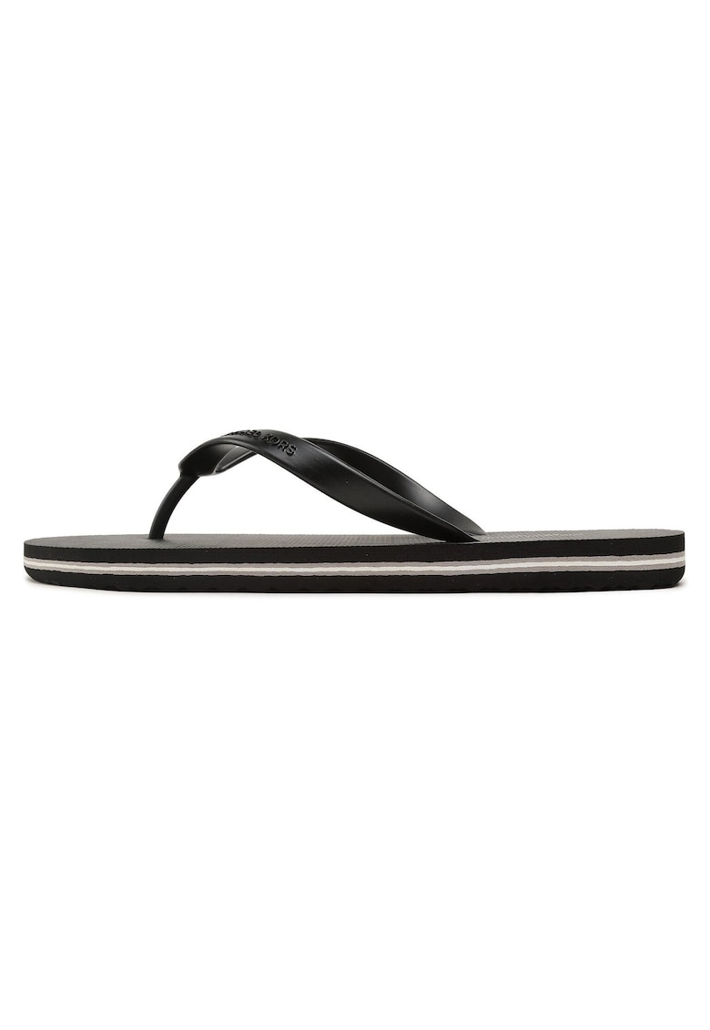 Papuci barbati - plastic - negru -