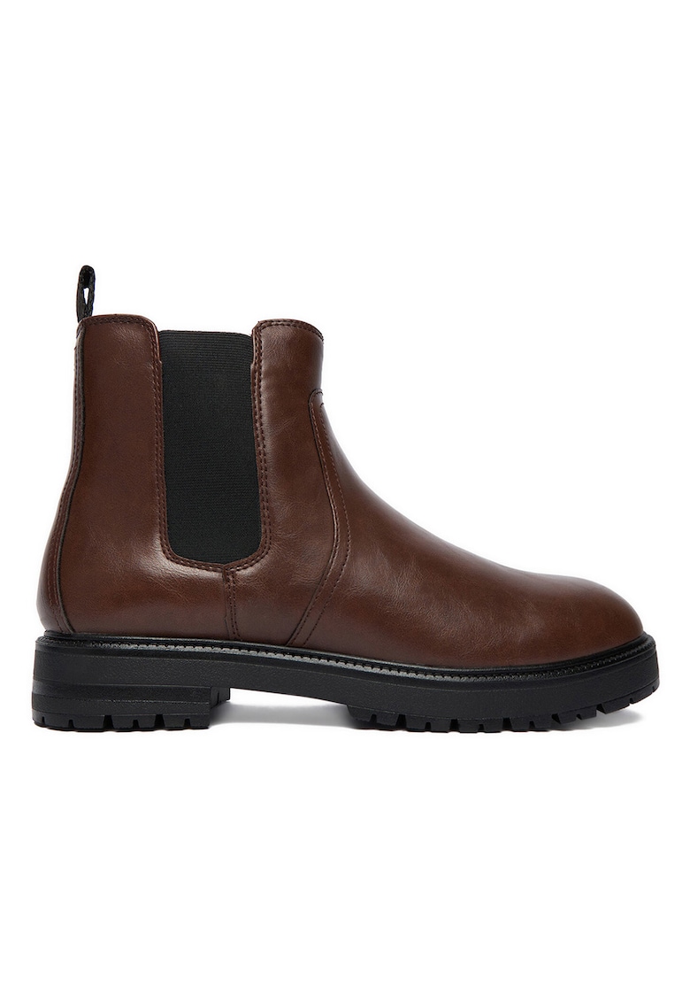 Ghete barbati - piele ecologica - maro - 40 EU -