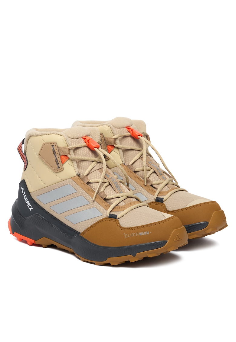 Pantofi sport copii - trekking - maro - tesatura