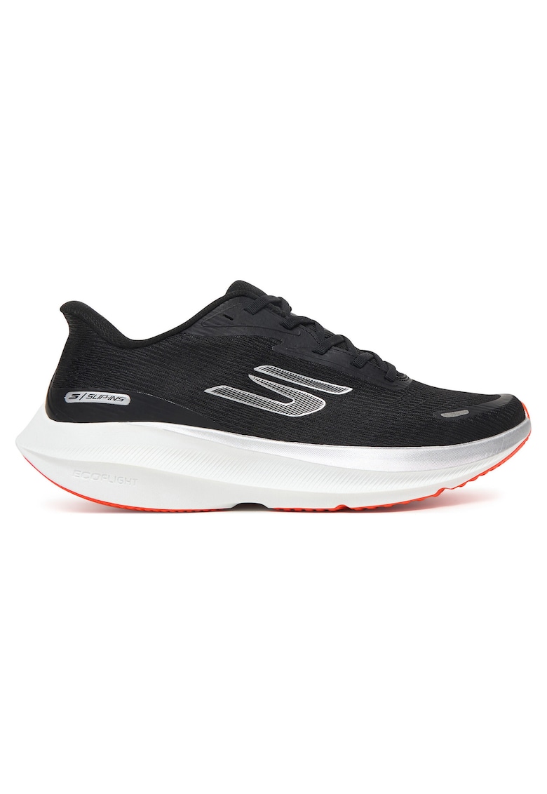 Pantofi sport barbati alergare - negru - textil