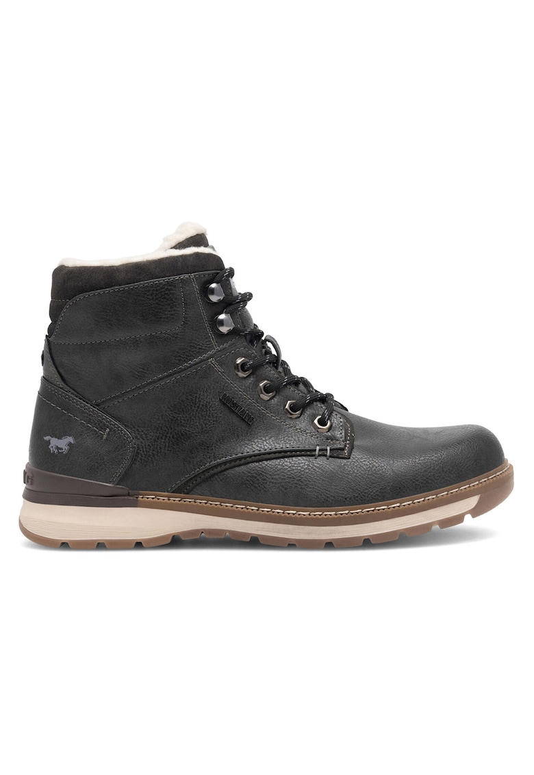 Ghete barbati - material sintetic - gri -
