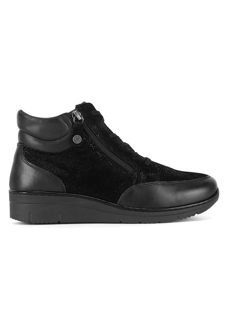 Pantofi dama - piele naturala - negru -