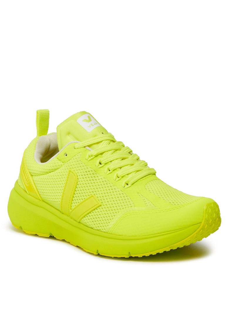 Pantofi sport barbati - material textil - verde - design modern -