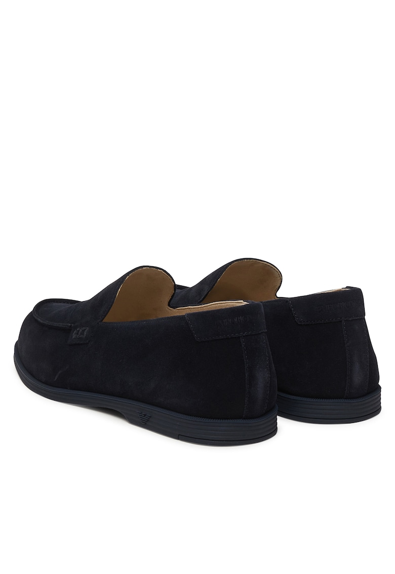 Mocasini barbati - piele naturala - albastru -
