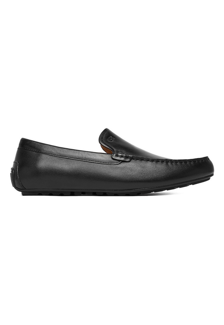 Mocasini pentru barbati - piele naturala - negru - Negru