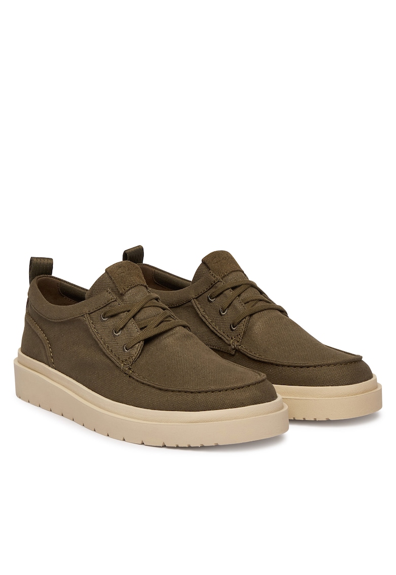 Pantofi barbati - material textil - verde