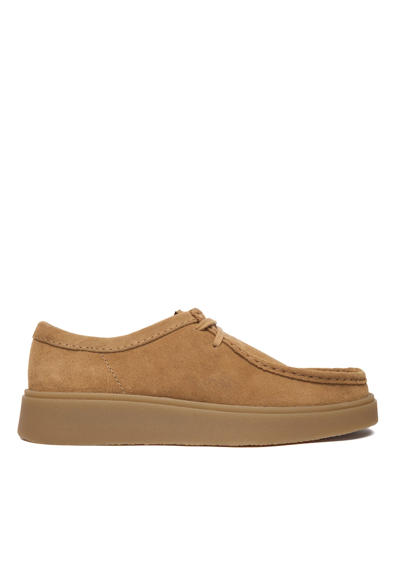 Pantofi barbati - piele intoarsa - confortabili - maro