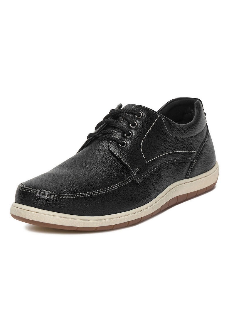 Pantofi barbati - textil - negru - design minimalist - confortabil