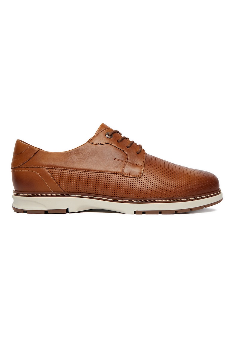 Pantofi barbati - piele naturala - maro - elegant - confortabil