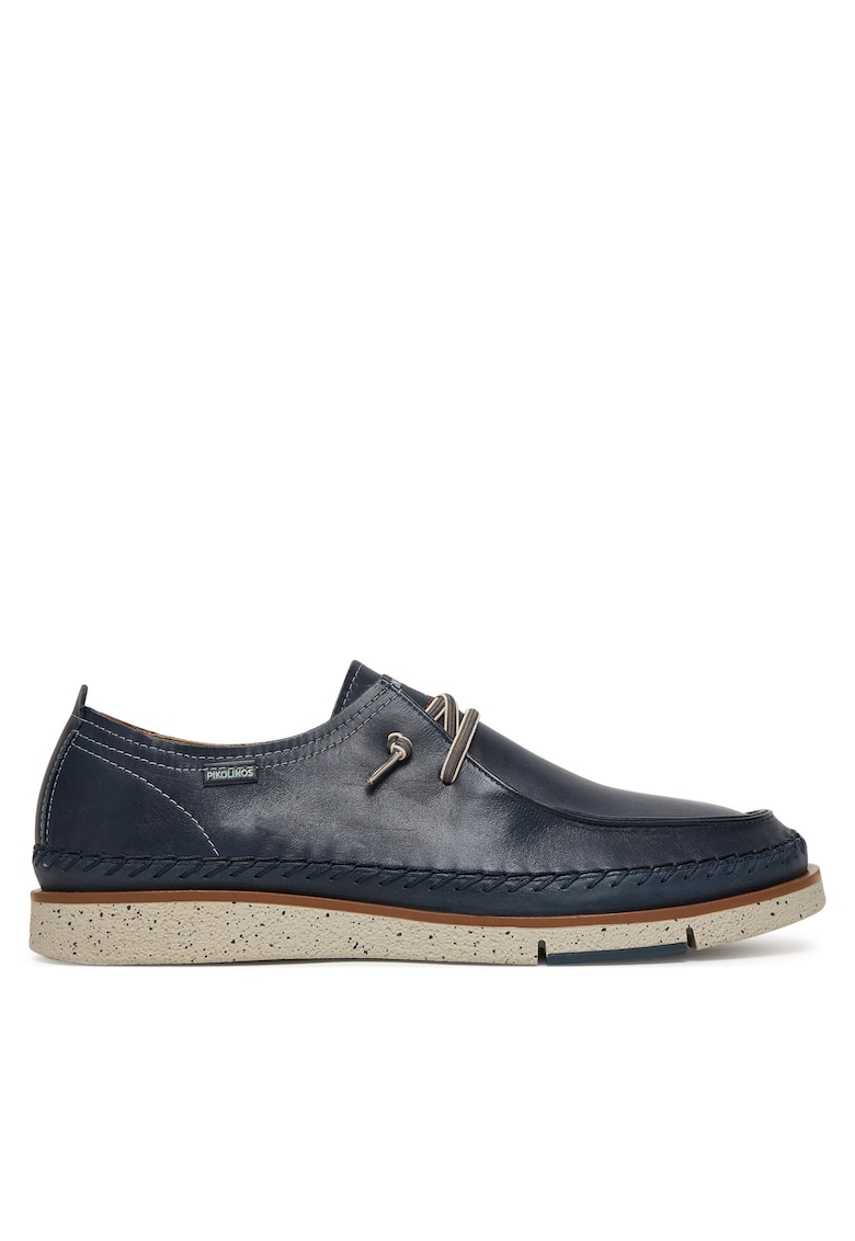 Pantofi barbati - piele naturala - eleganti - confortabili - albastru