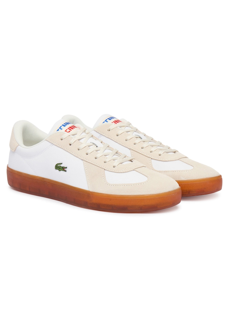Tenisi barbati - piele naturala - alb - eleganta - confortabili