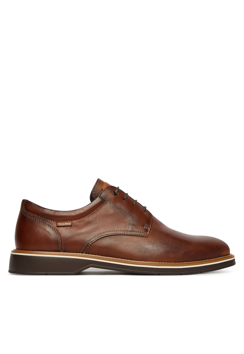 Pantofi barbatesti - material piele naturala - maro