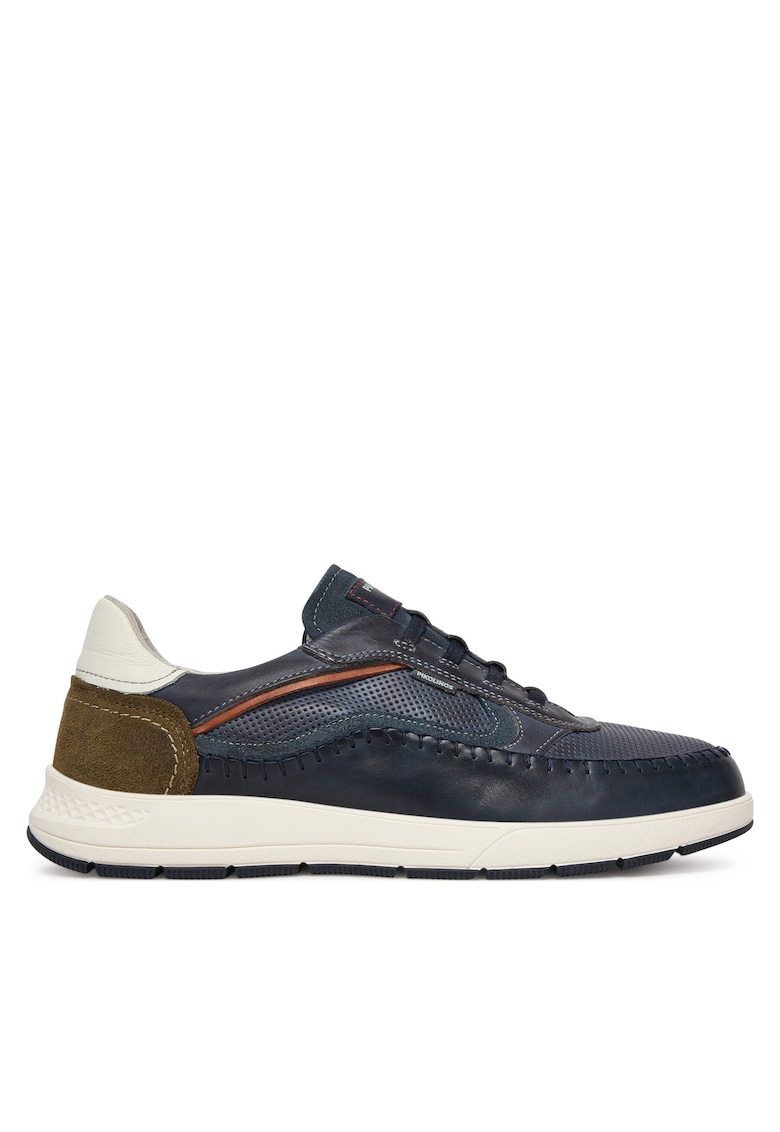 Pantofi barbati - piele naturala - confortabili - albastru