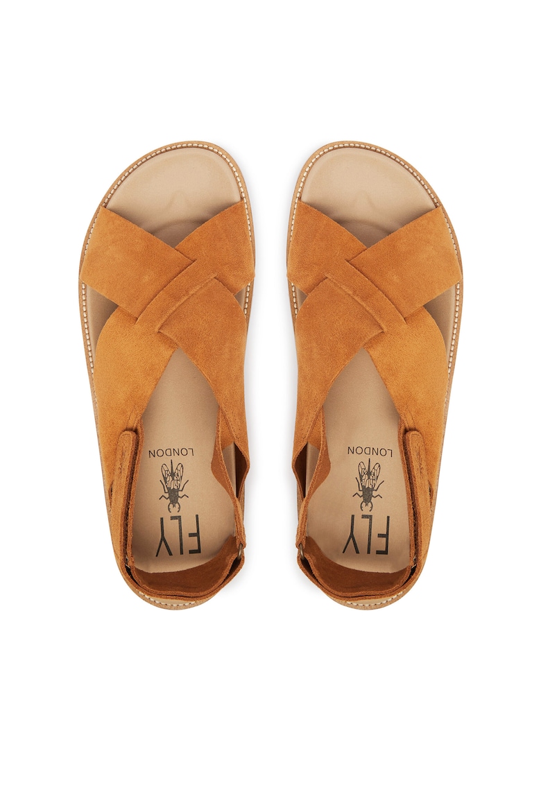 Sandale barbat - piele naturala - maro -