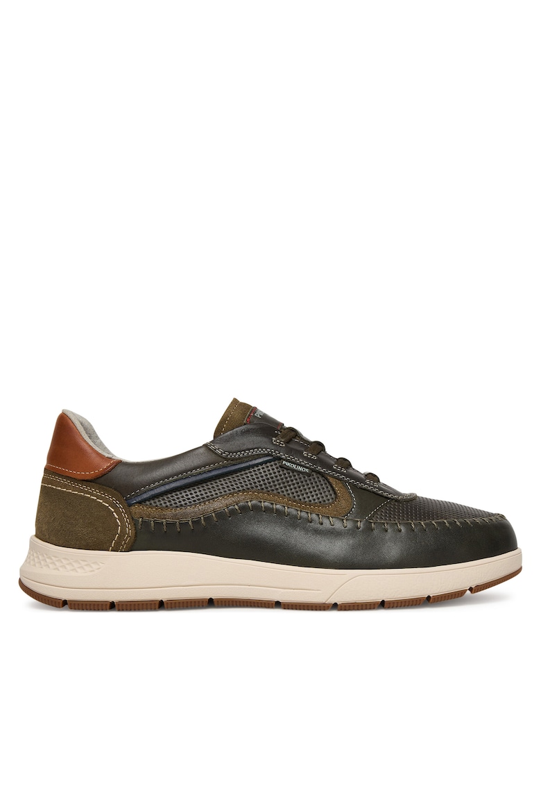 Pantofi barbati - piele naturala - verde