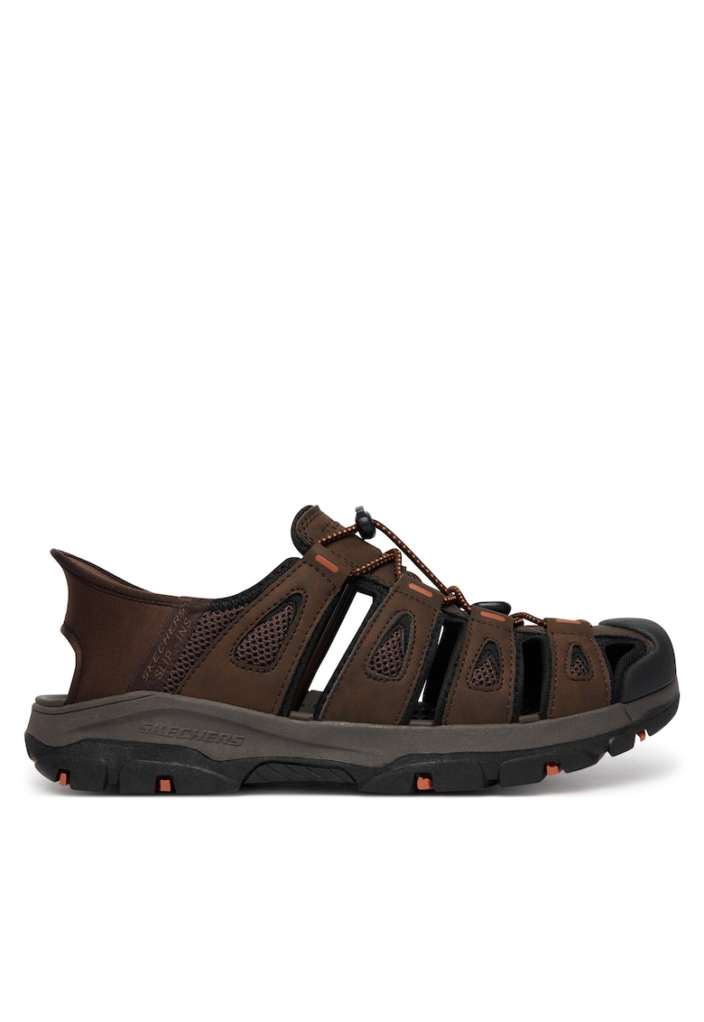 Sandale barbat - piele ecologica - maro