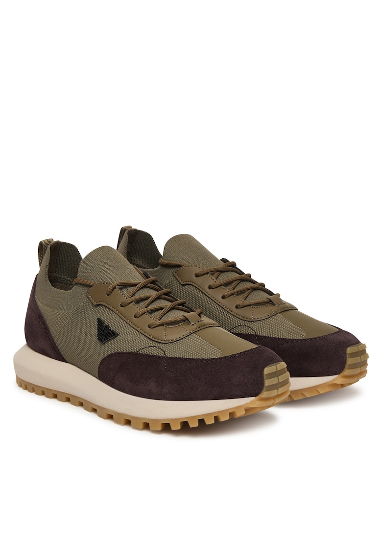 Tenisi barbati EM003739 AF19724 - Piele naturala - Verde