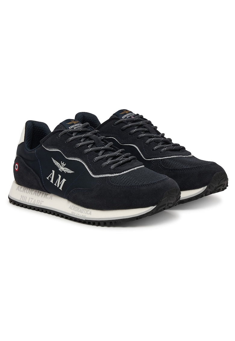 Pantofi sport barbati - material textil - albastru - Albastru