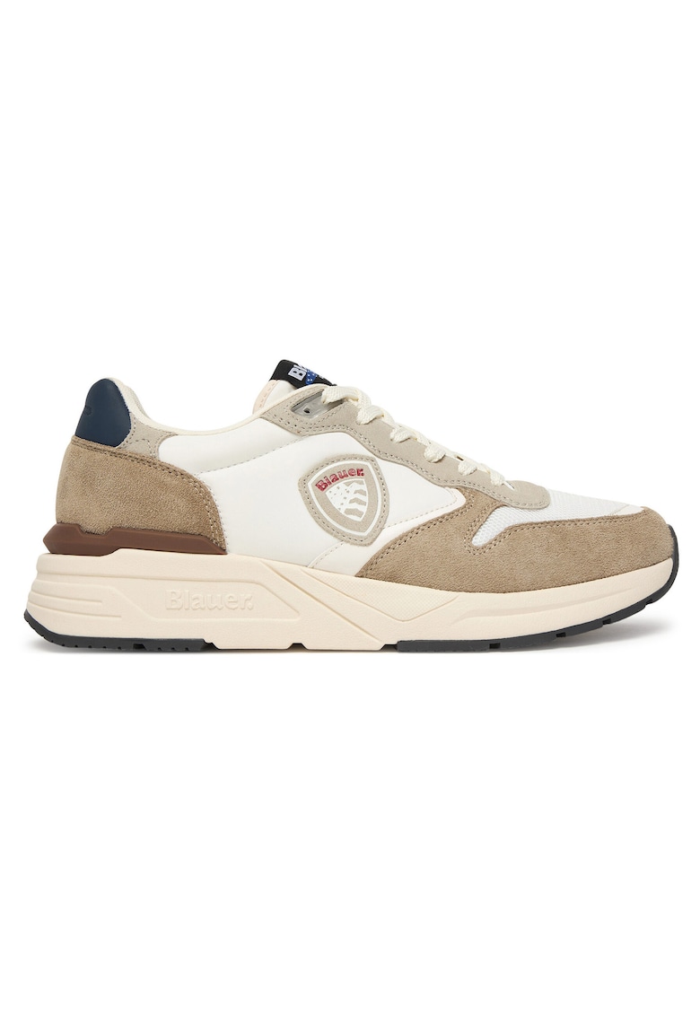 Adidasi piele naturala - bej -