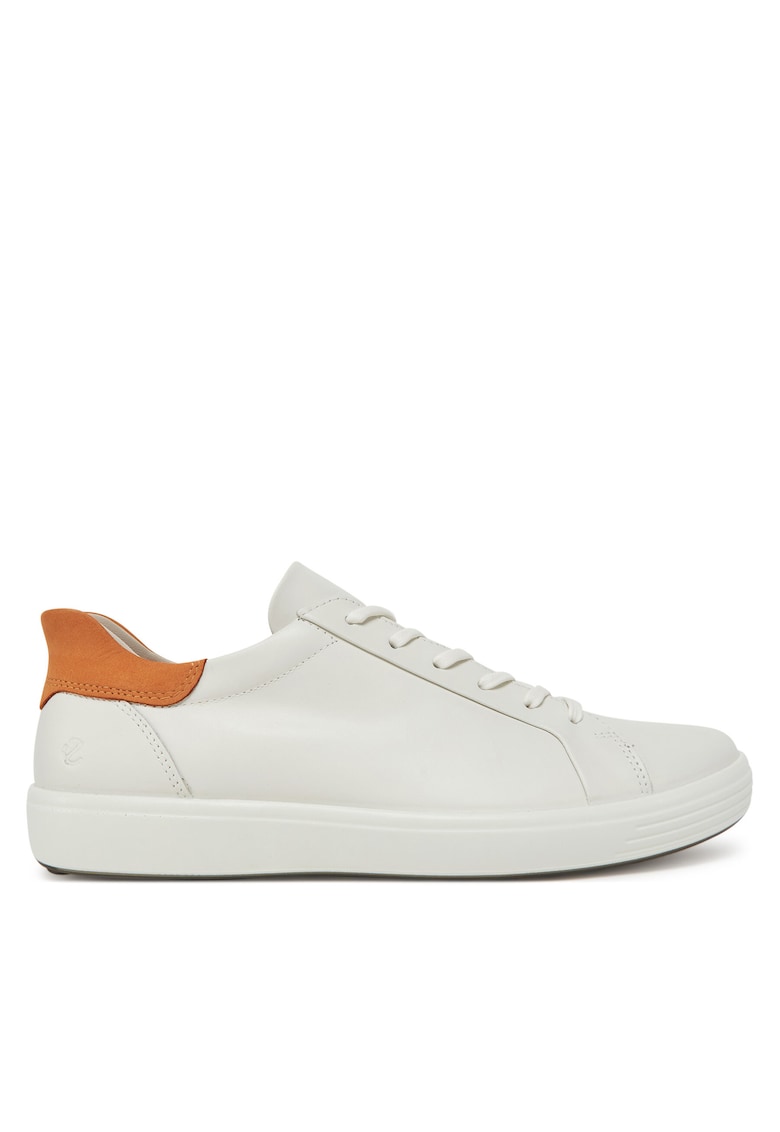 Adidasi barbati - piele naturala - alb -