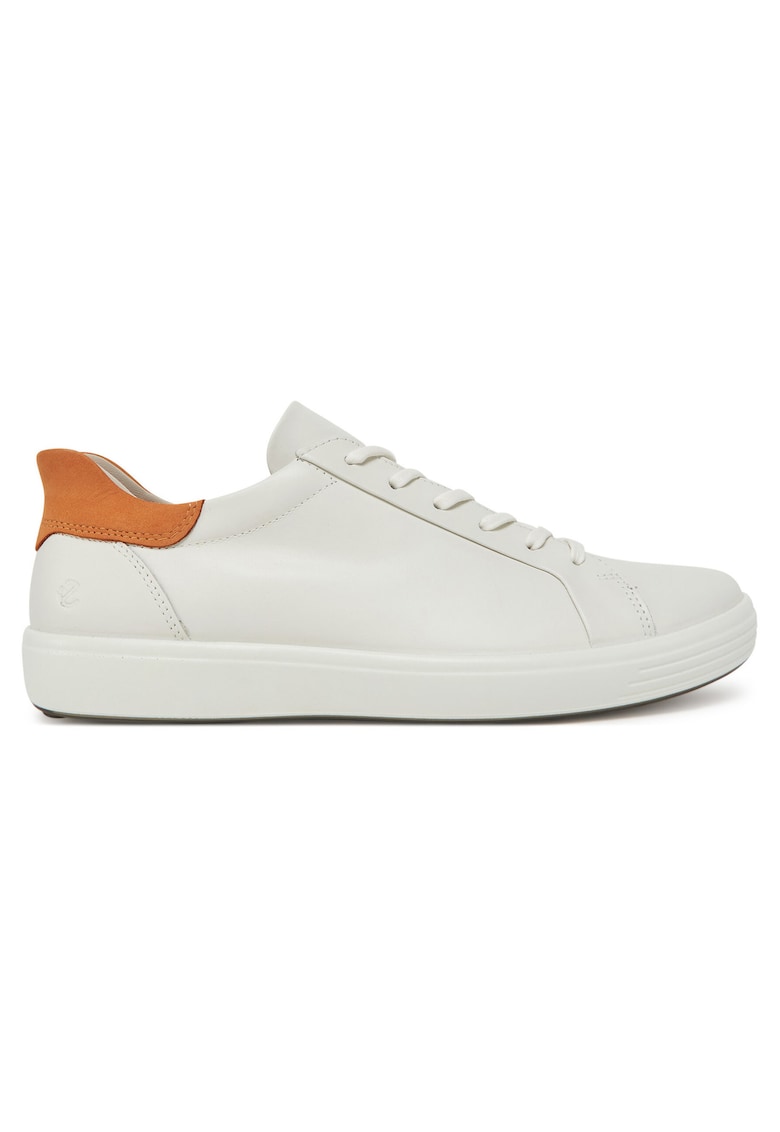 Adidasi barbati - piele naturala - alb -
