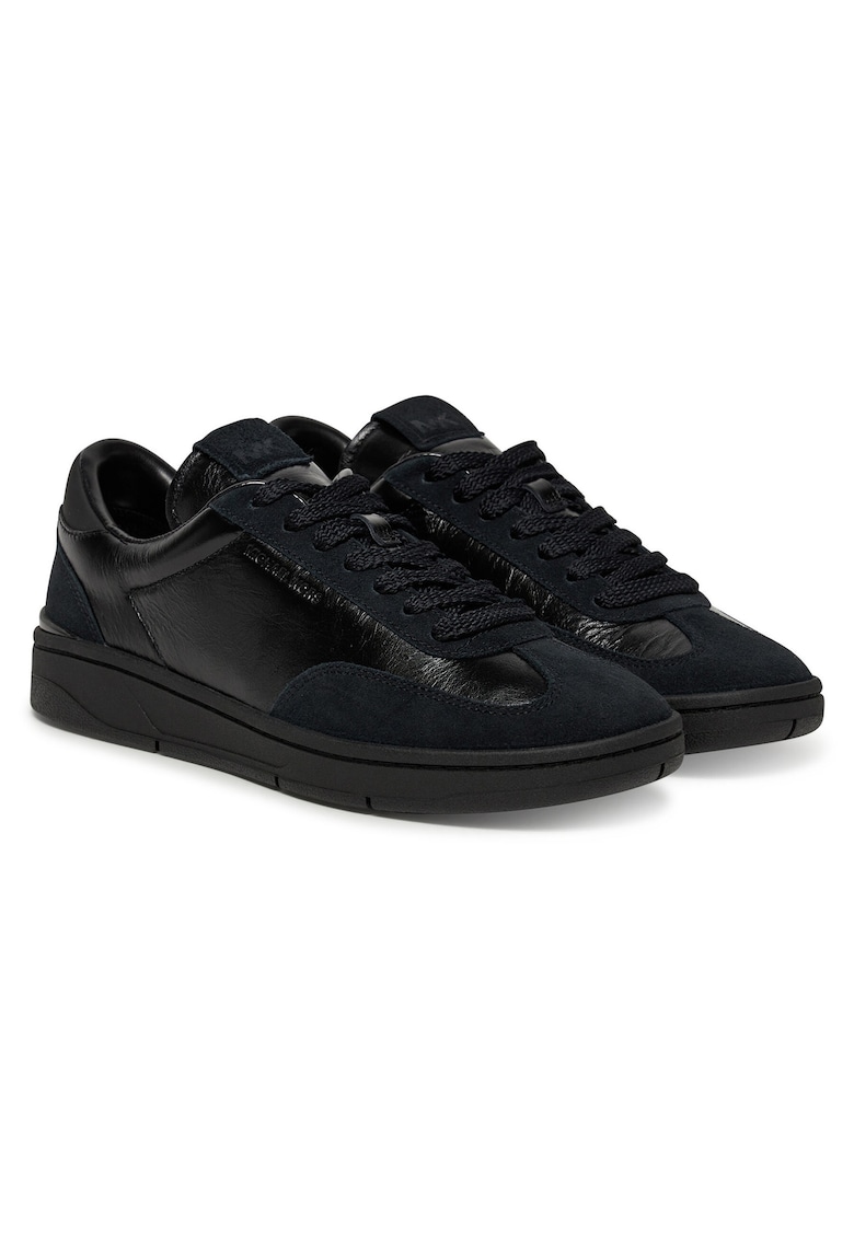 Tenisi barbati - piele naturala - negru - design modern - durabilitate
