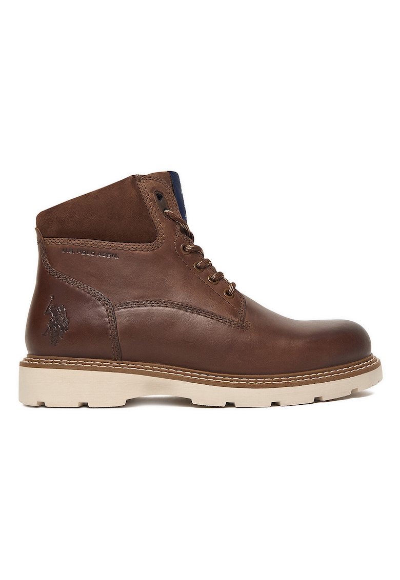 Ghete barbati - piele naturala - maro - design atemporal