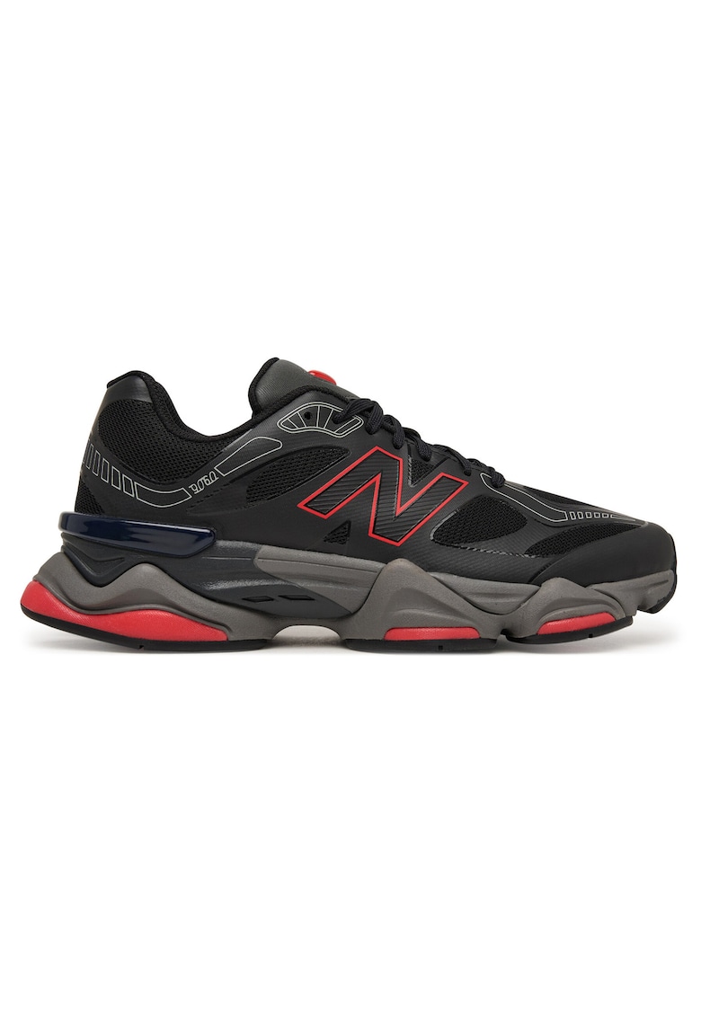 Pantofi sport barbati piele ecologica - Negru