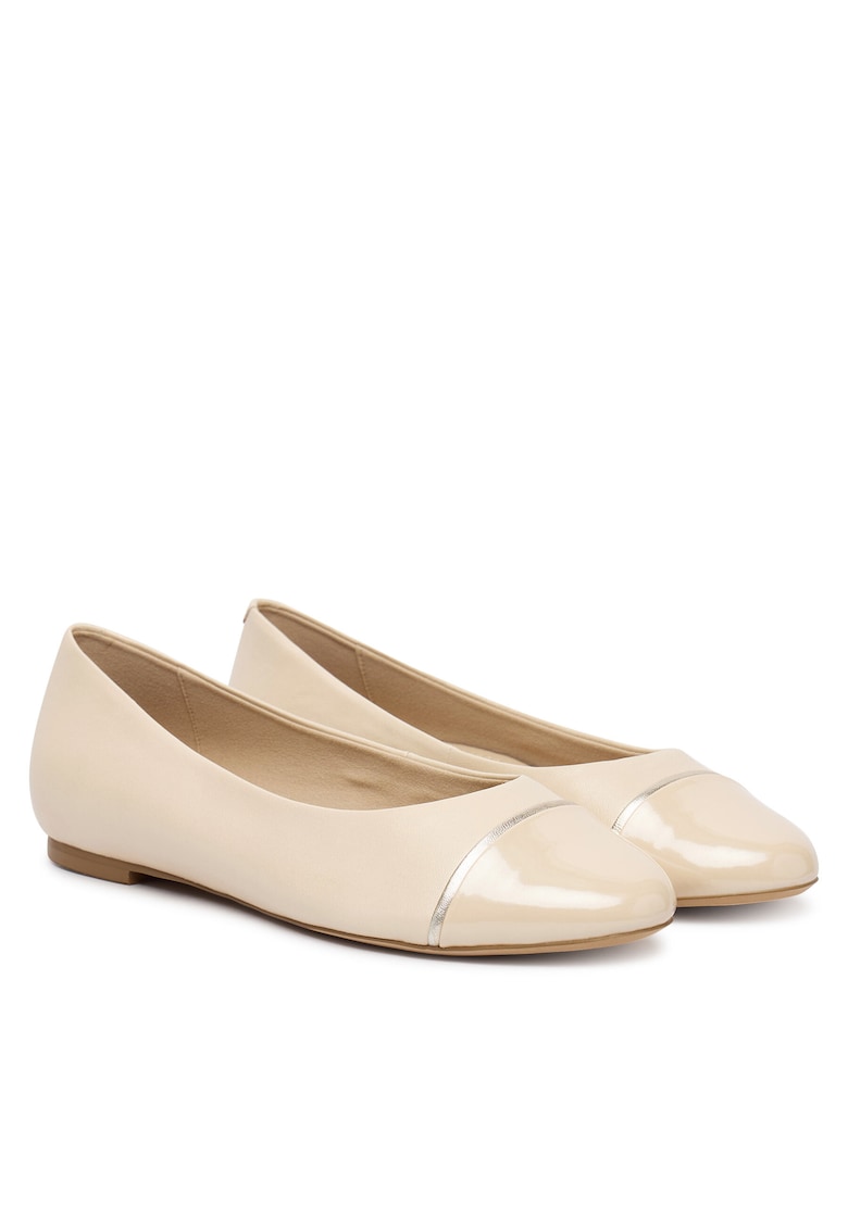 Balerini 9-22107-46 - Piele naturala - Bej - Pentru dama