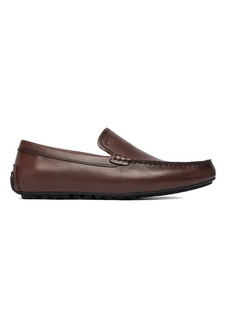 Mocasini de piele naturala - Maro