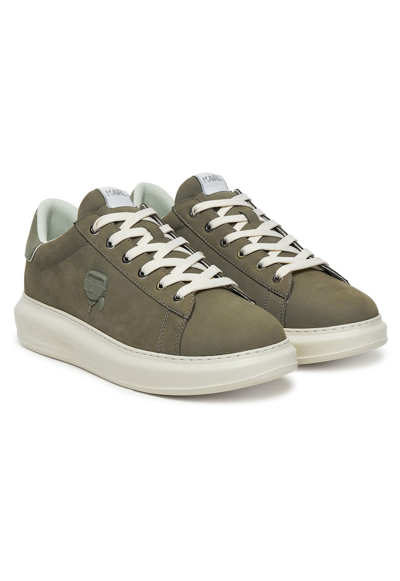 barbati - piele naturala - kaki - Multicolor