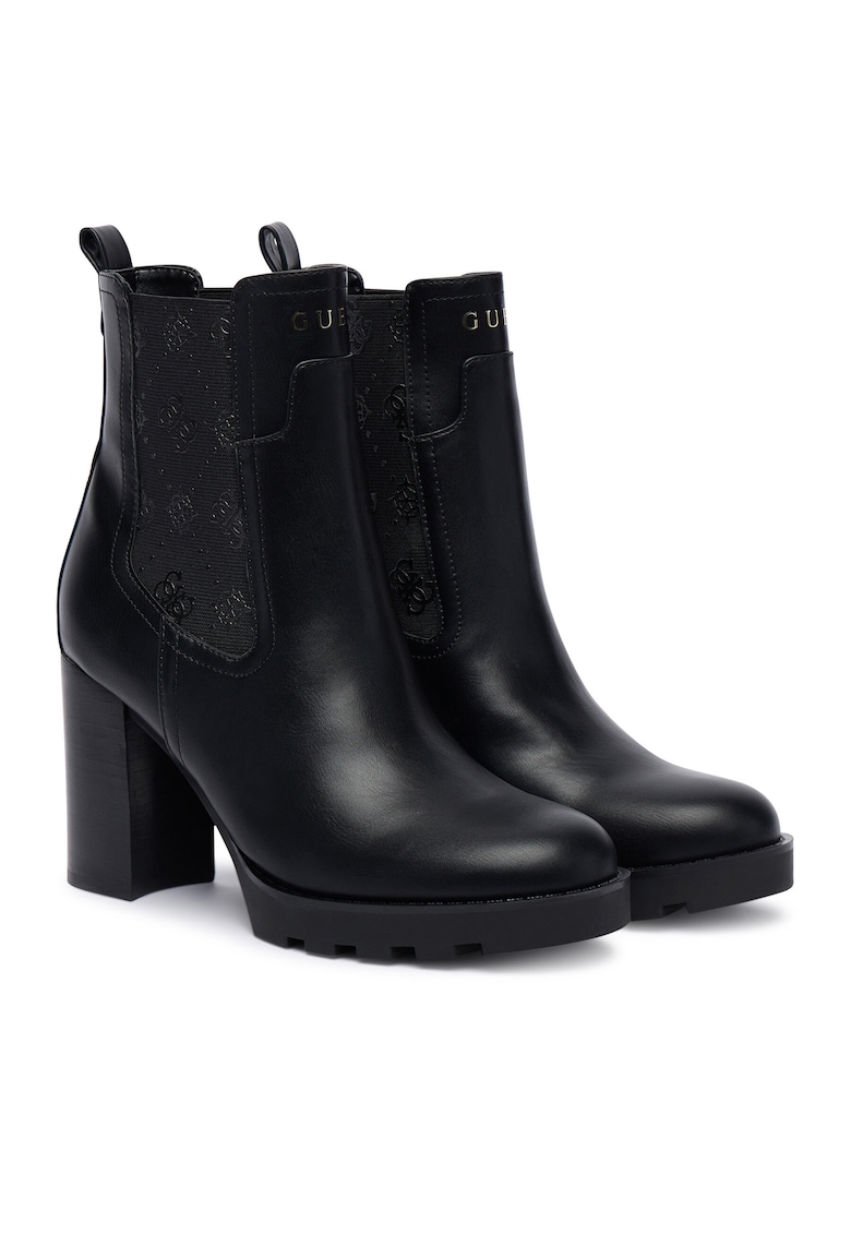 Botine dama - piele ecologica - negru - 41 EU -