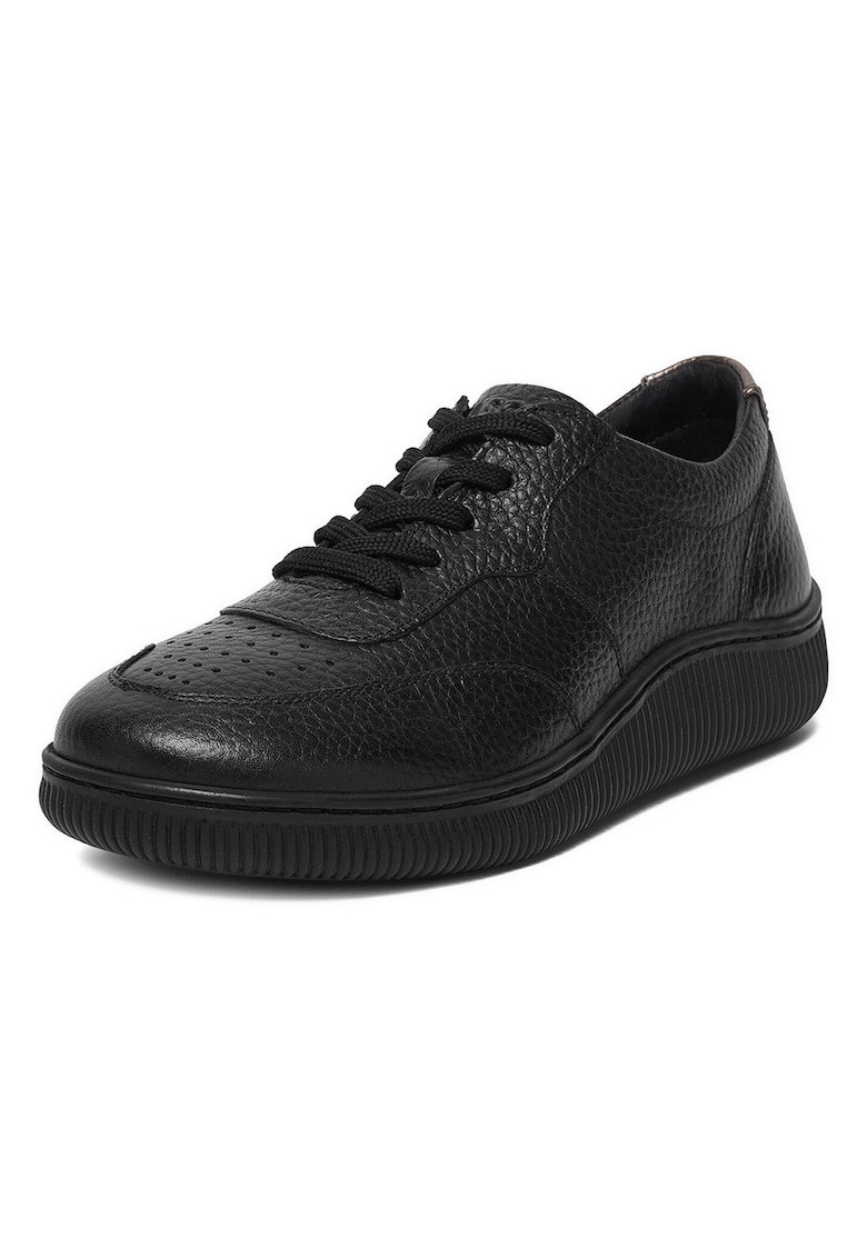 Pantofi dama - piele naturala - negru -