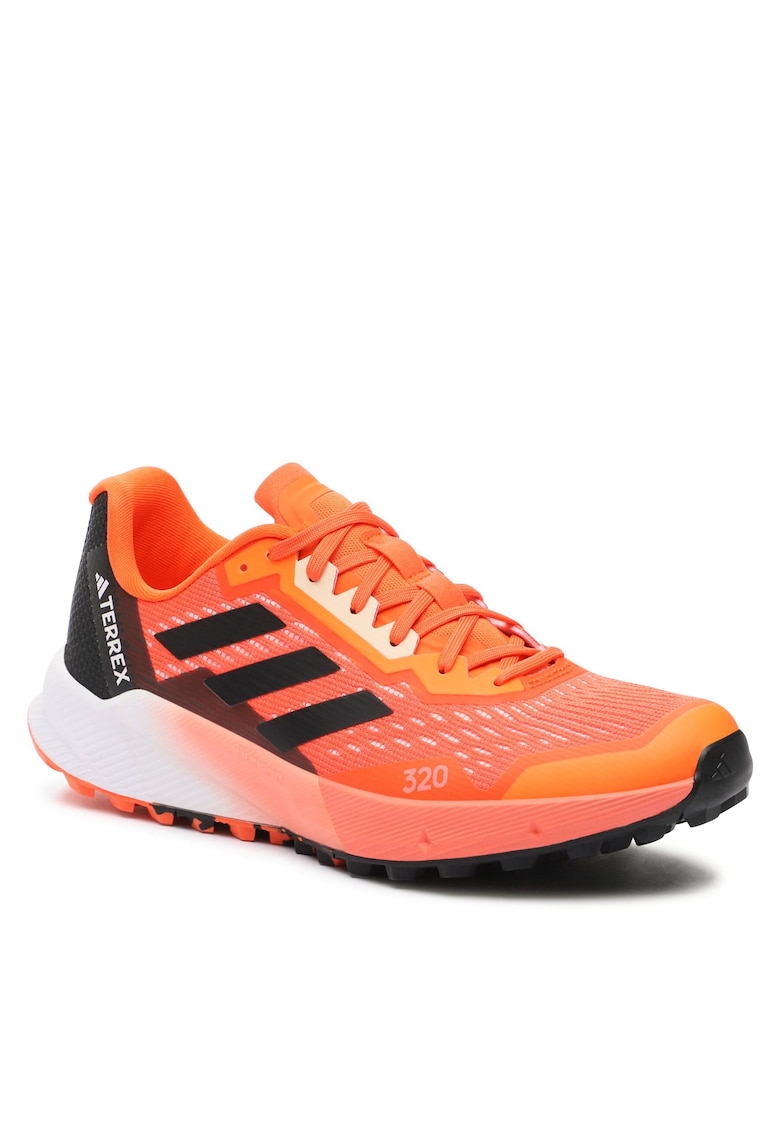 Pantofi sport barbati - portocalii - textil -