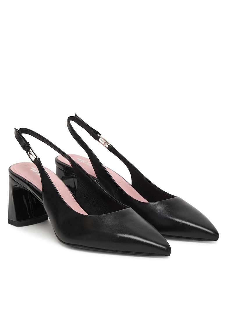 Pantofi dama - piele naturala - negru -