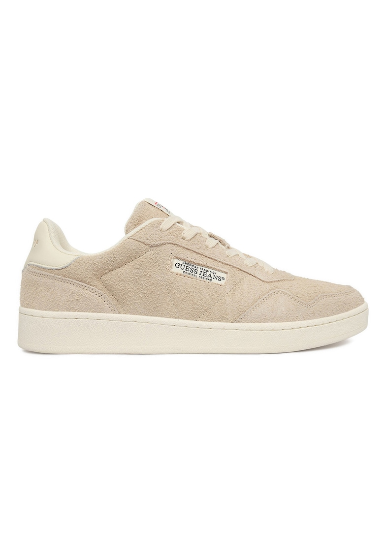 Adidasi piele naturala - bej -