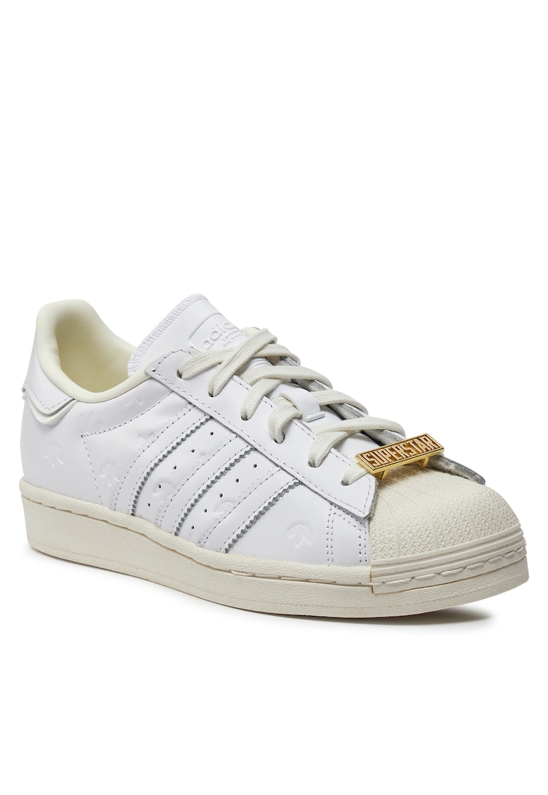 Tenisi barbati - Superstar - piele naturala - alb