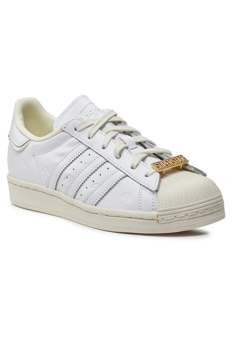 Tenisi barbati - Superstar - piele naturala - alb