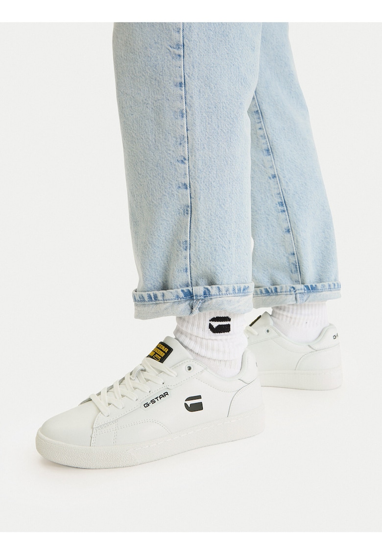 Tenisi dama - piele naturala - Alb